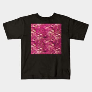glitch design pink Kids T-Shirt